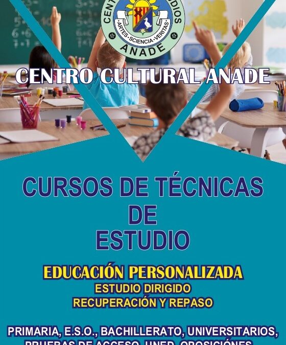 Curso de Técnicas de estudio ILVEM en Ánade (Recuperación y Repaso)